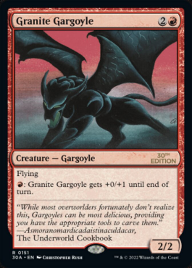 Granite Gargoyle [30th Anniversary Edition] | Gate City Games LLC