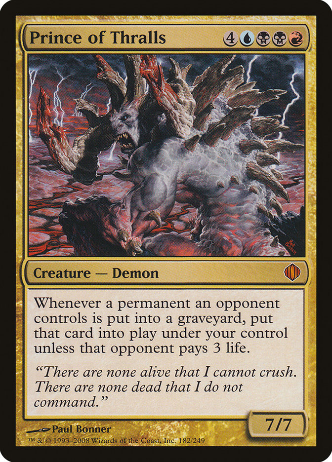 Prince of Thralls [Shards of Alara] | Gate City Games LLC