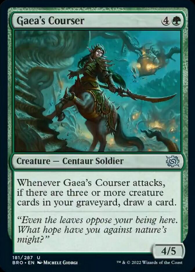 Gaea's Courser [The Brothers' War] | Gate City Games LLC