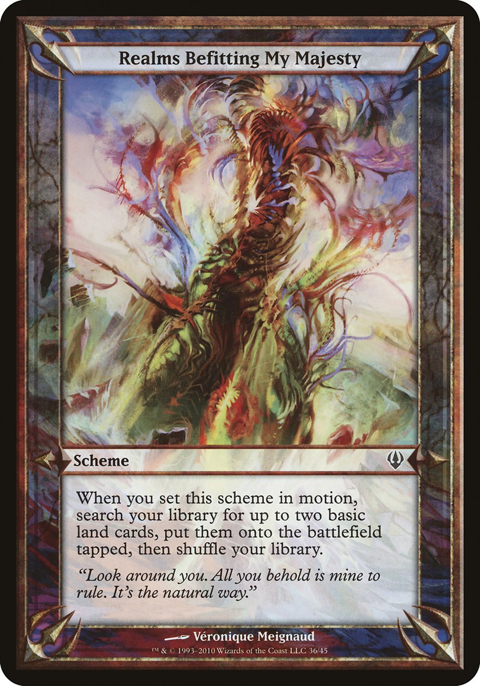 Realms Befitting My Majesty (Schemes) [Archenemy Schemes] | Gate City Games LLC