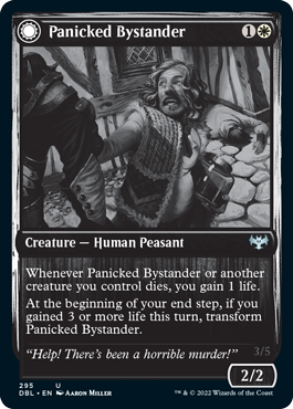 Panicked Bystander // Cackling Culprit [Innistrad: Double Feature] | Gate City Games LLC