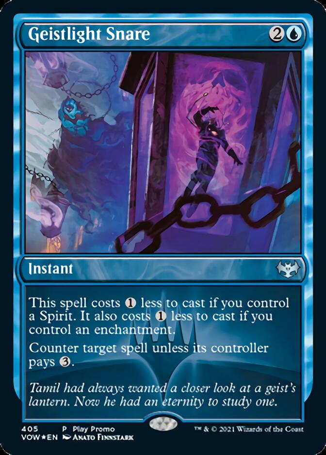 Geistlight Snare (Play Promo) [Innistrad: Crimson Vow] | Gate City Games LLC