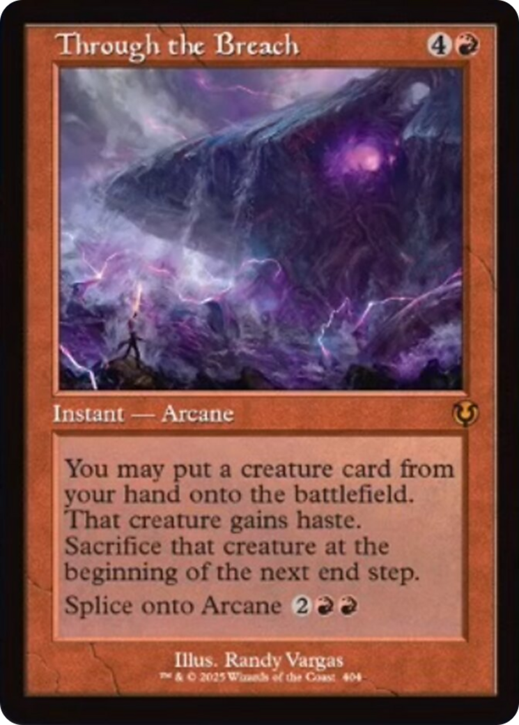 Through the Breach (Retro Frame) [Innistrad Remastered] | Gate City Games LLC