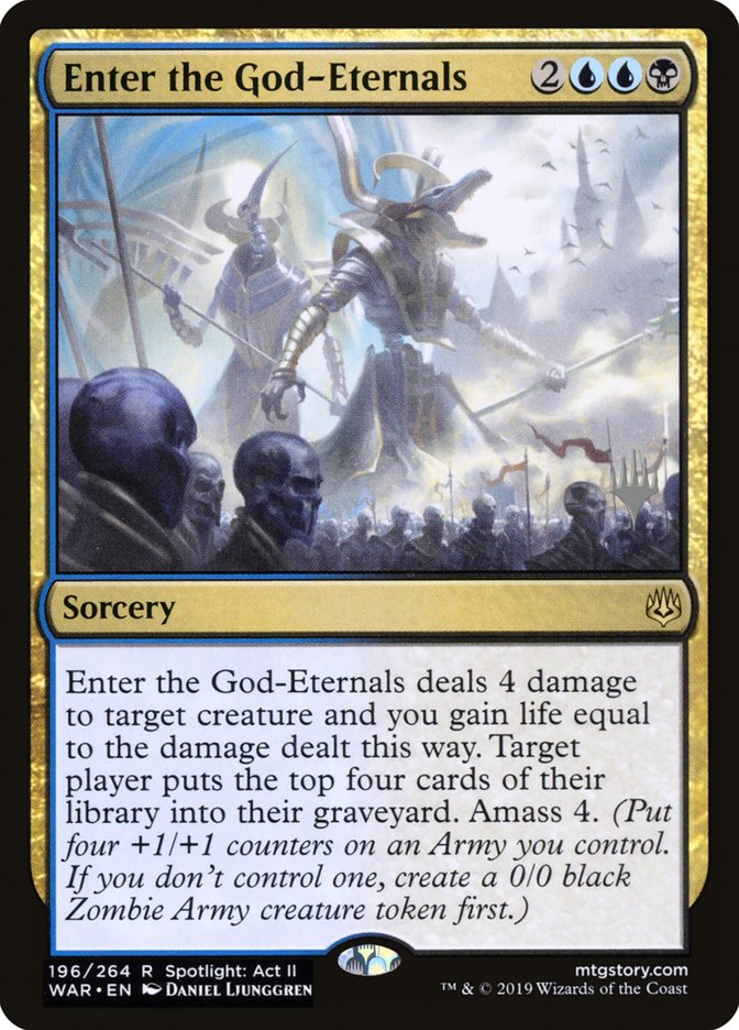 Enter the God-Eternals (Promo Pack) [War of the Spark Promos] | Gate City Games LLC