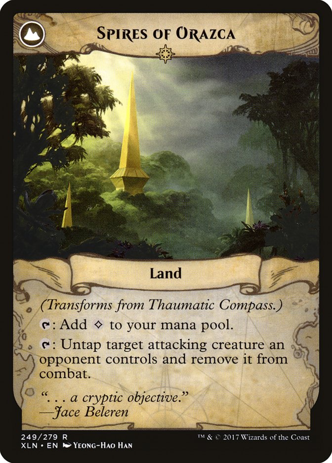 Thaumatic Compass // Spires of Orazca [Ixalan] | Gate City Games LLC