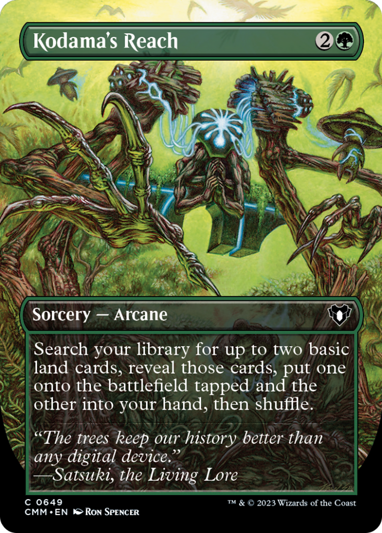 Kodama's Reach (Borderless Alternate Art) [Commander Masters] | Gate City Games LLC