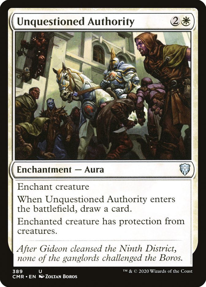 Unquestioned Authority [Commander Legends] | Gate City Games LLC
