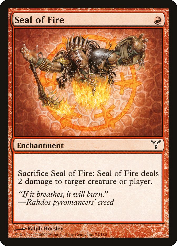 Seal of Fire [Dissension] | Gate City Games LLC