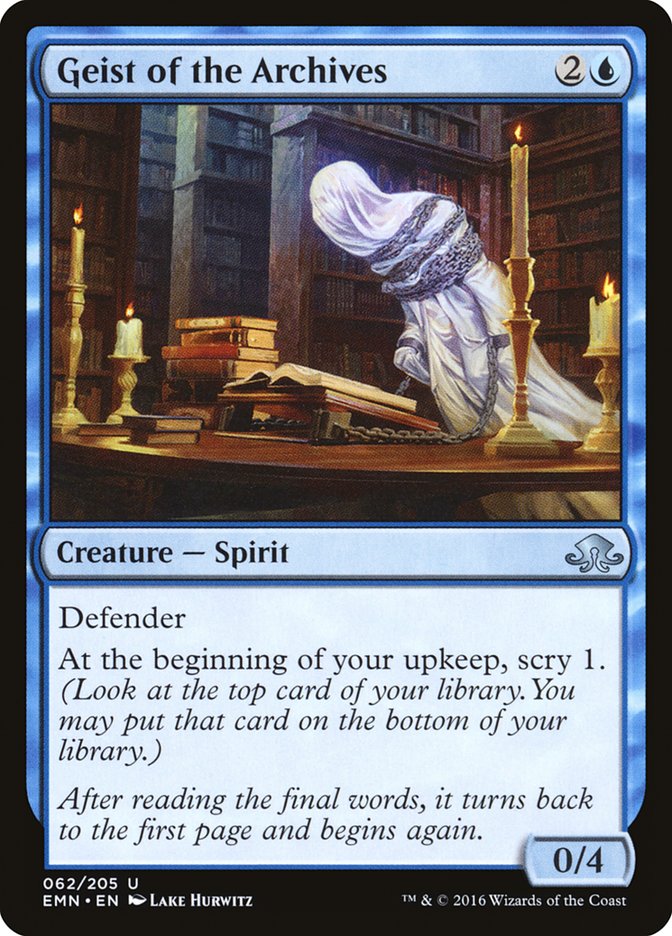 Geist of the Archives [Eldritch Moon] | Gate City Games LLC