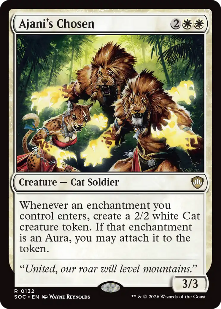 Ajani's Chosen [Secrets of Strixhaven Commander] | Gate City Games LLC