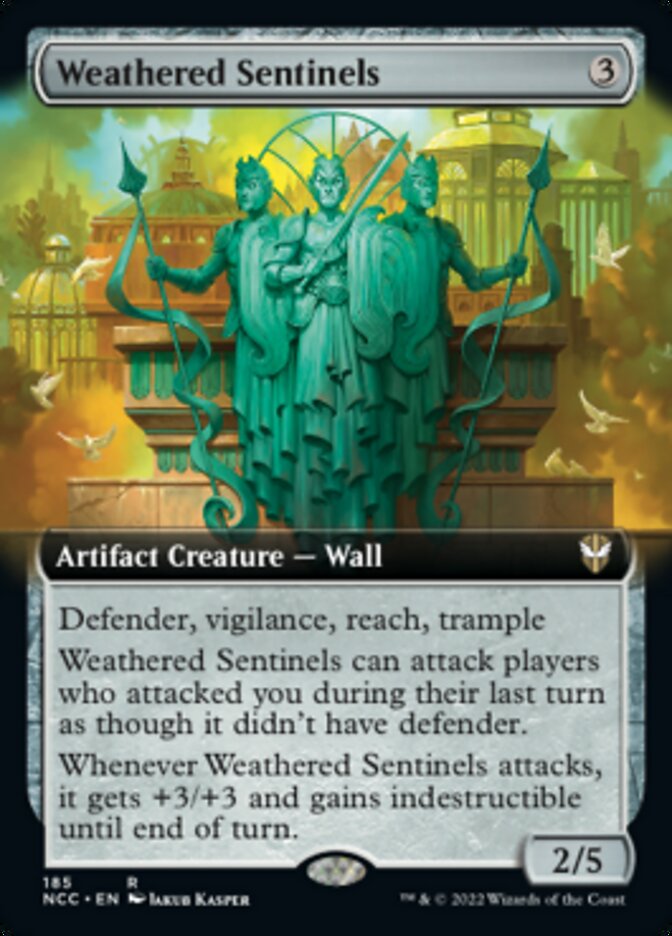 Weathered Sentinels (Extended Art) [Streets of New Capenna Commander] | Gate City Games LLC