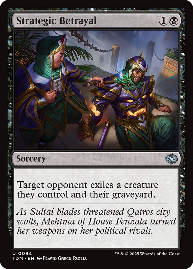 Strategic Betrayal [Tarkir: Dragonstorm] | Gate City Games LLC