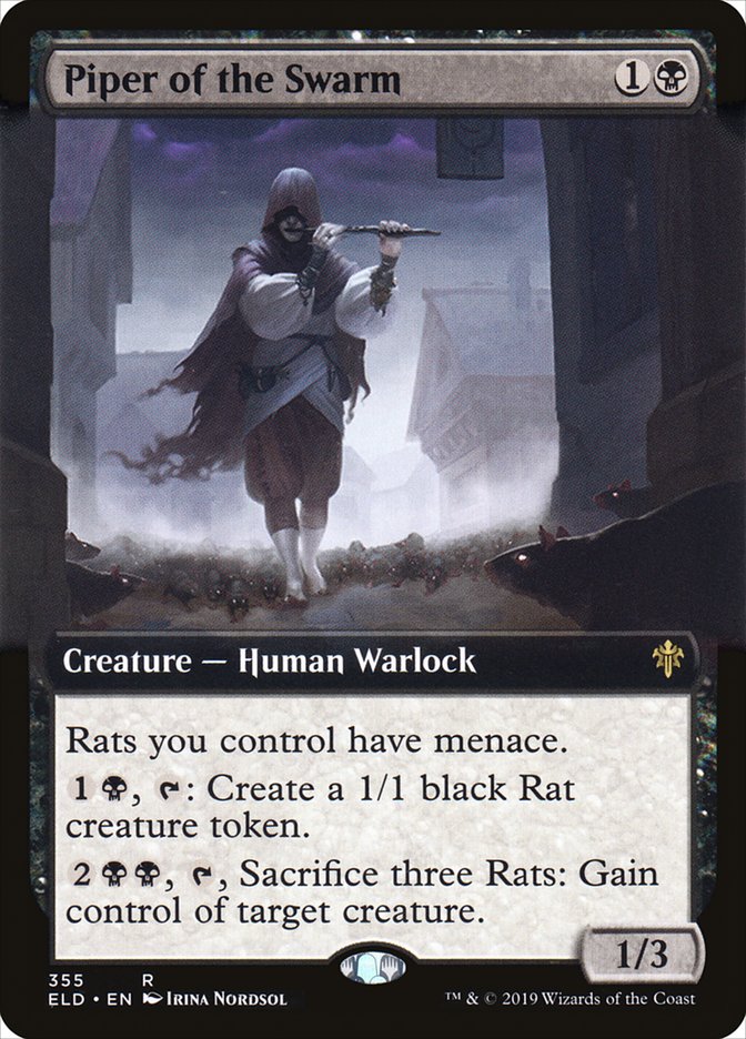 Piper of the Swarm (Extended Art) [Throne of Eldraine] | Gate City Games LLC