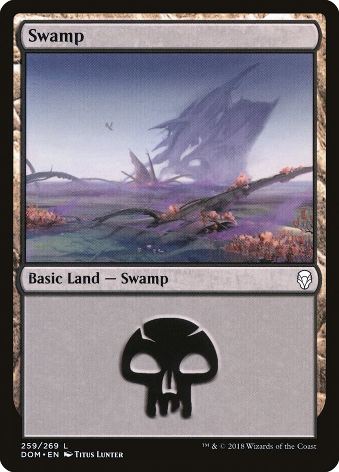 Swamp (259) [Dominaria] | Gate City Games LLC