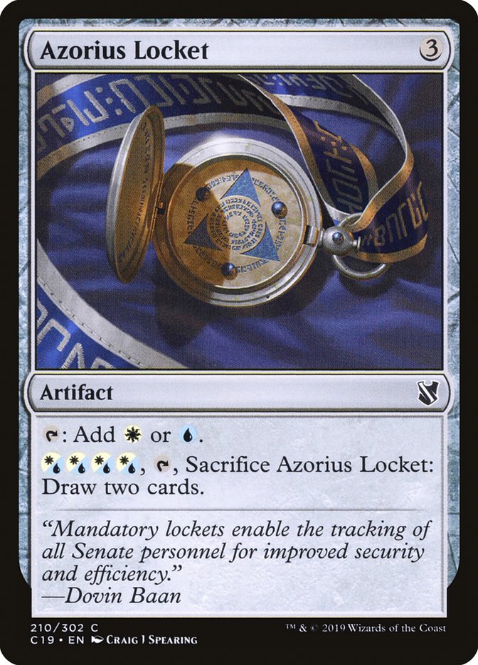 Azorius Locket [Commander 2019] | Gate City Games LLC