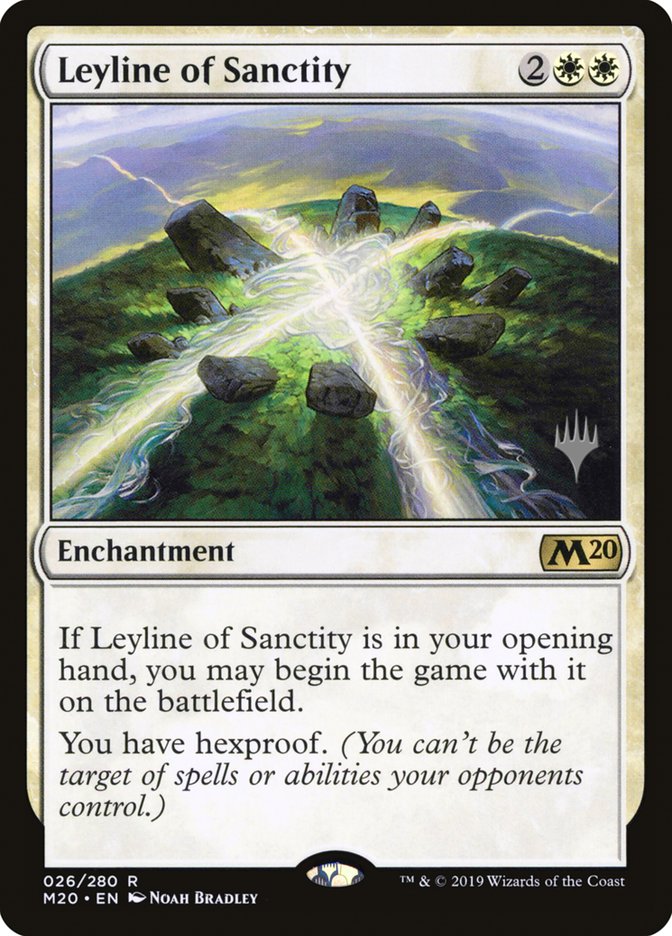 Leyline of Sanctity (Promo Pack) [Core Set 2020 Promos] | Gate City Games LLC