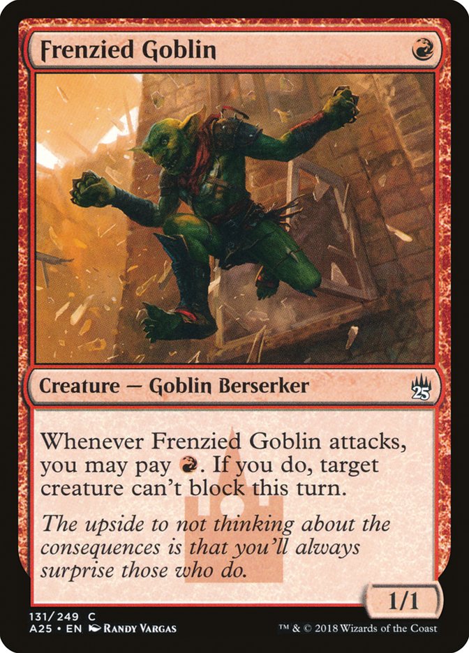 Frenzied Goblin [Masters 25] | Gate City Games LLC