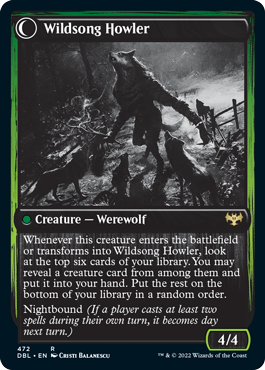 Howlpack Piper // Wildsong Howler [Innistrad: Double Feature] | Gate City Games LLC