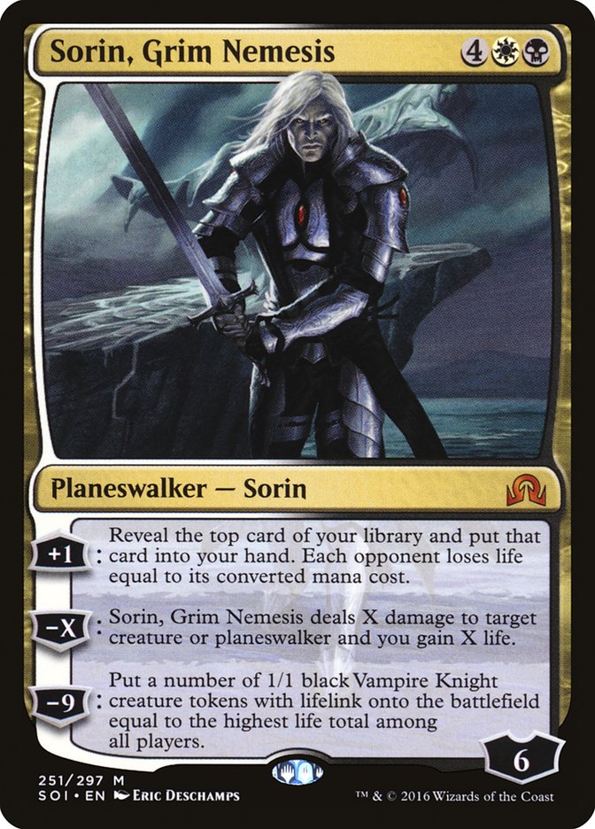 Sorin, Grim Nemesis [Shadows over Innistrad] | Gate City Games LLC
