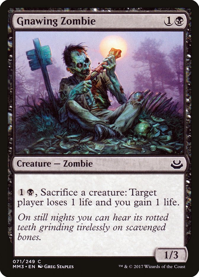 Gnawing Zombie [Modern Masters 2017] | Gate City Games LLC