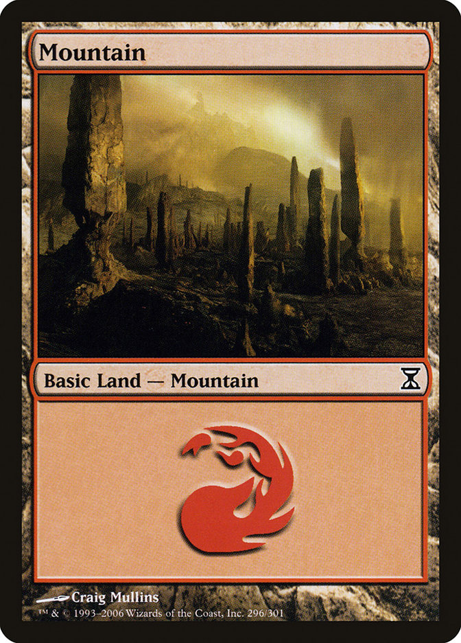 Mountain (296) [Time Spiral] | Gate City Games LLC