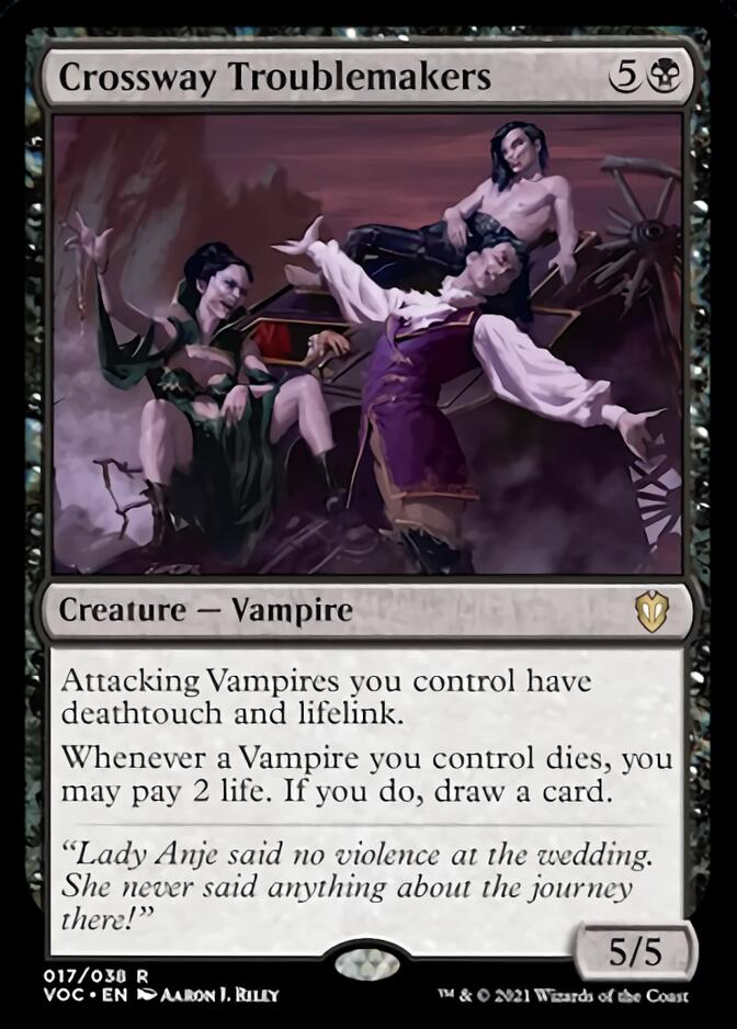 Crossway Troublemakers [Innistrad: Crimson Vow Commander] | Gate City Games LLC