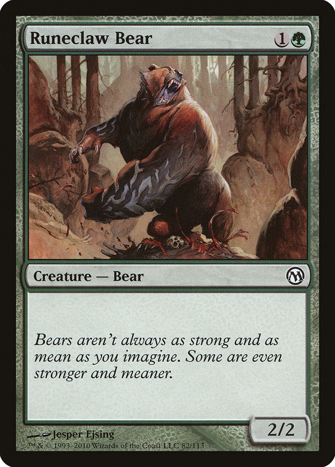 Runeclaw Bear [Duels of the Planeswalkers] | Gate City Games LLC