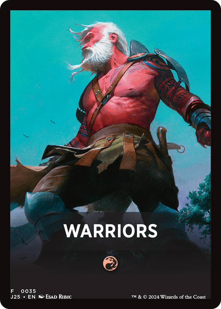 Warriors Theme Card [Foundations Jumpstart Front Cards] | Gate City Games LLC