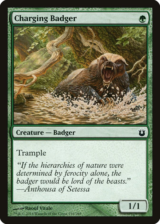 Charging Badger [Born of the Gods] | Gate City Games LLC