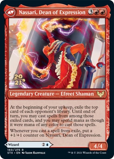 Uvilda, Dean of Perfection // Nassari, Dean of Expression [Strixhaven: School of Mages Prerelease Promos] | Gate City Games LLC