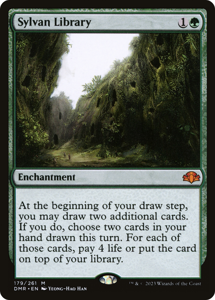 Sylvan Library [Dominaria Remastered] | Gate City Games LLC