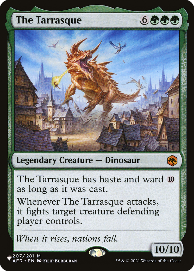 The Tarrasque [The List] | Gate City Games LLC