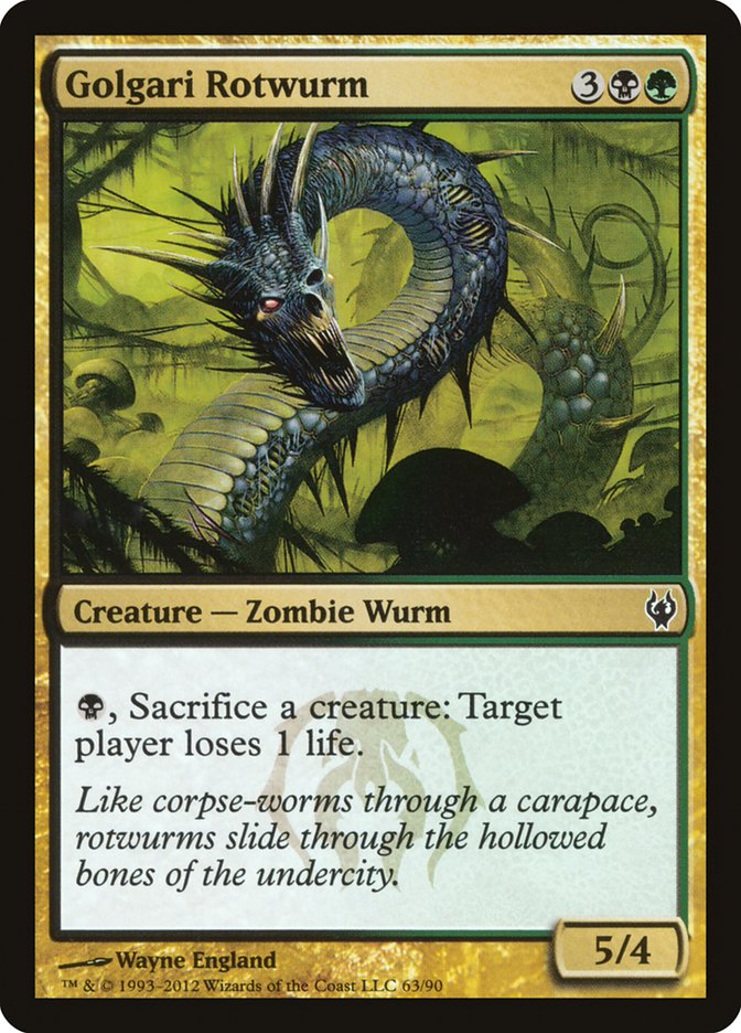 Golgari Rotwurm [Duel Decks: Izzet vs. Golgari] | Gate City Games LLC