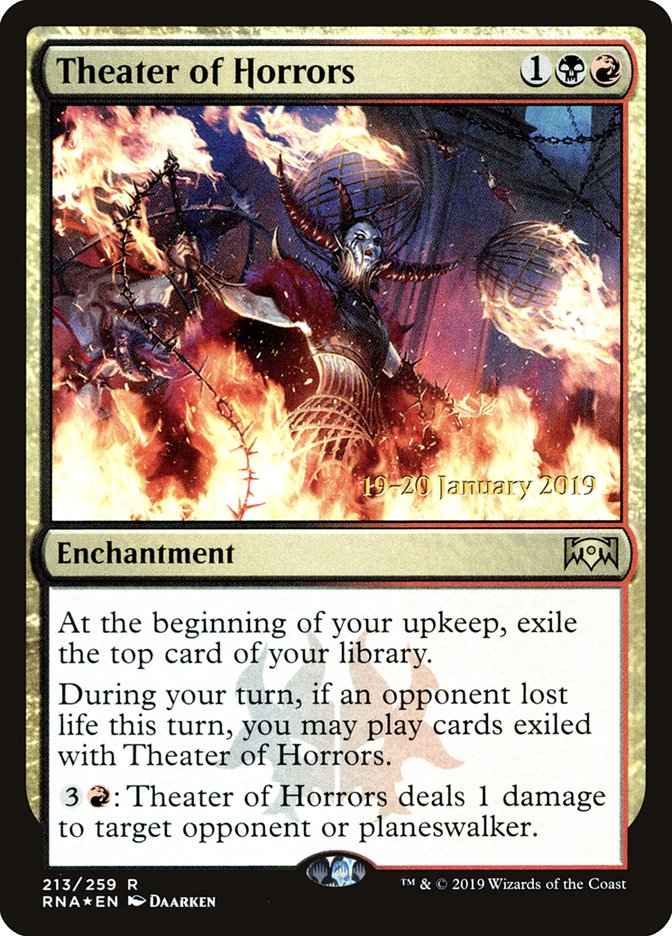Theater of Horrors [Ravnica Allegiance Prerelease Promos] | Gate City Games LLC