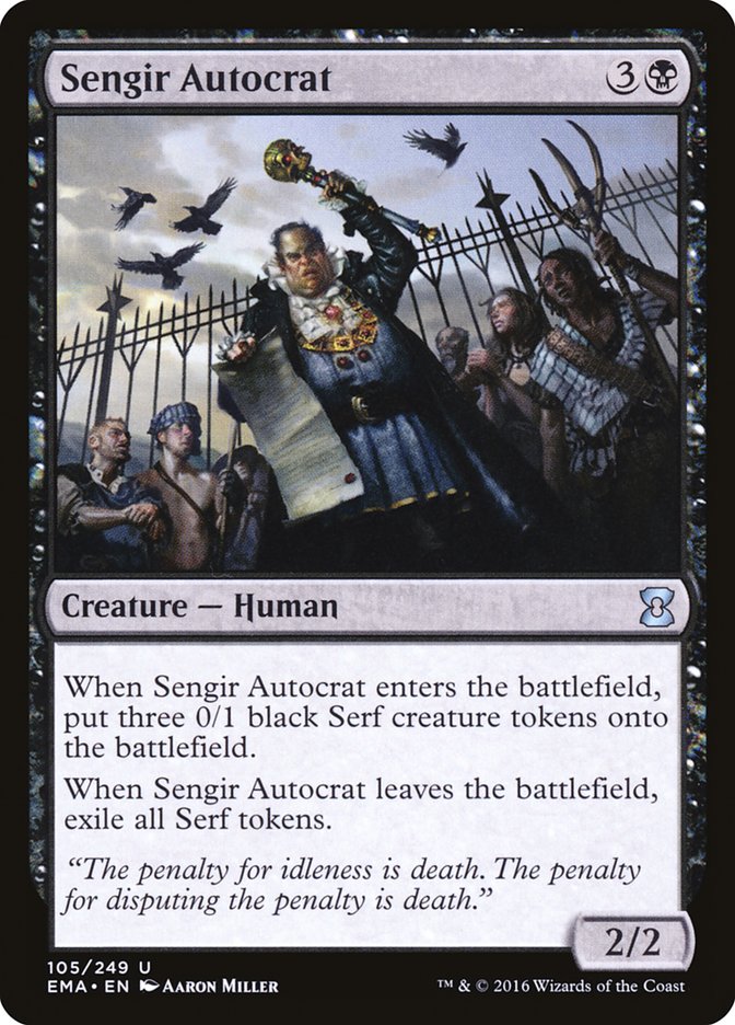 Sengir Autocrat [Eternal Masters] | Gate City Games LLC