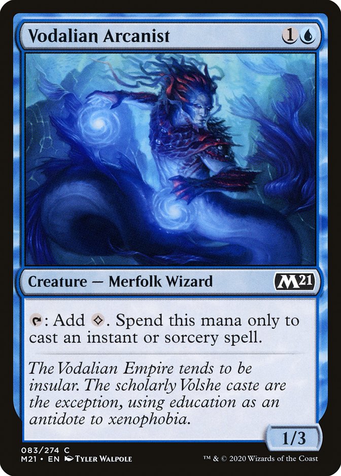 Vodalian Arcanist [Core Set 2021] | Gate City Games LLC