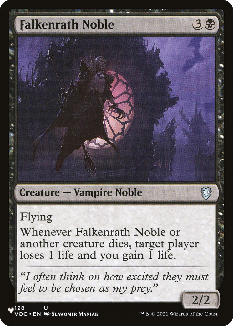 Falkenrath Noble [The List Reprints] | Gate City Games LLC