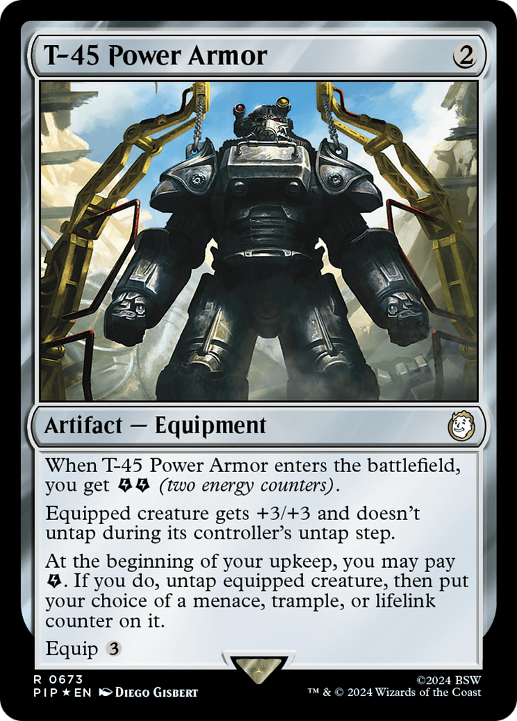 T-45 Power Armor (Surge Foil) [Fallout] | Gate City Games LLC