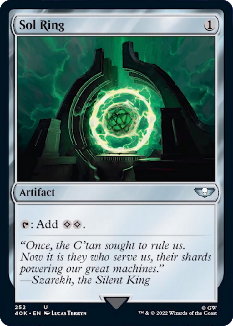 Sol Ring (252) (Surge Foil) [Warhammer 40,000] | Gate City Games LLC