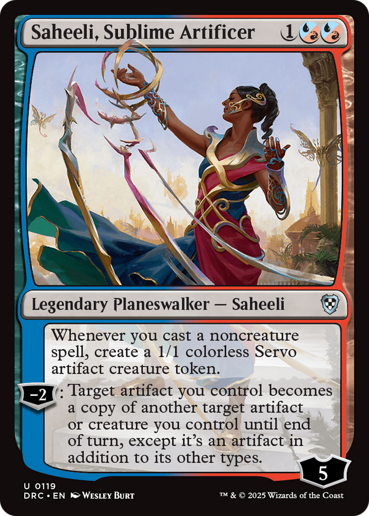 Saheeli, Sublime Artificer [Aetherdrift Commander] | Gate City Games LLC