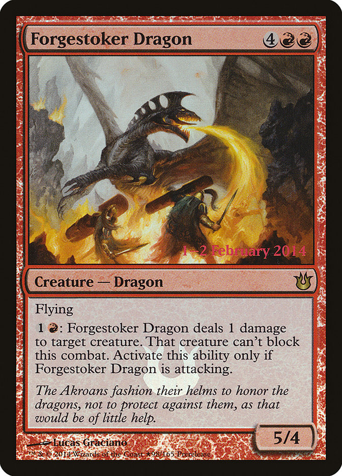 Forgestoker Dragon [Born of the Gods Prerelease Promos] | Gate City Games LLC