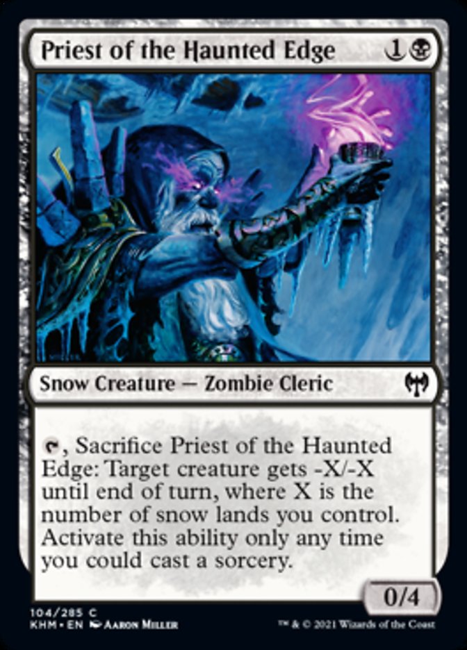 Priest of the Haunted Edge [Kaldheim] | Gate City Games LLC