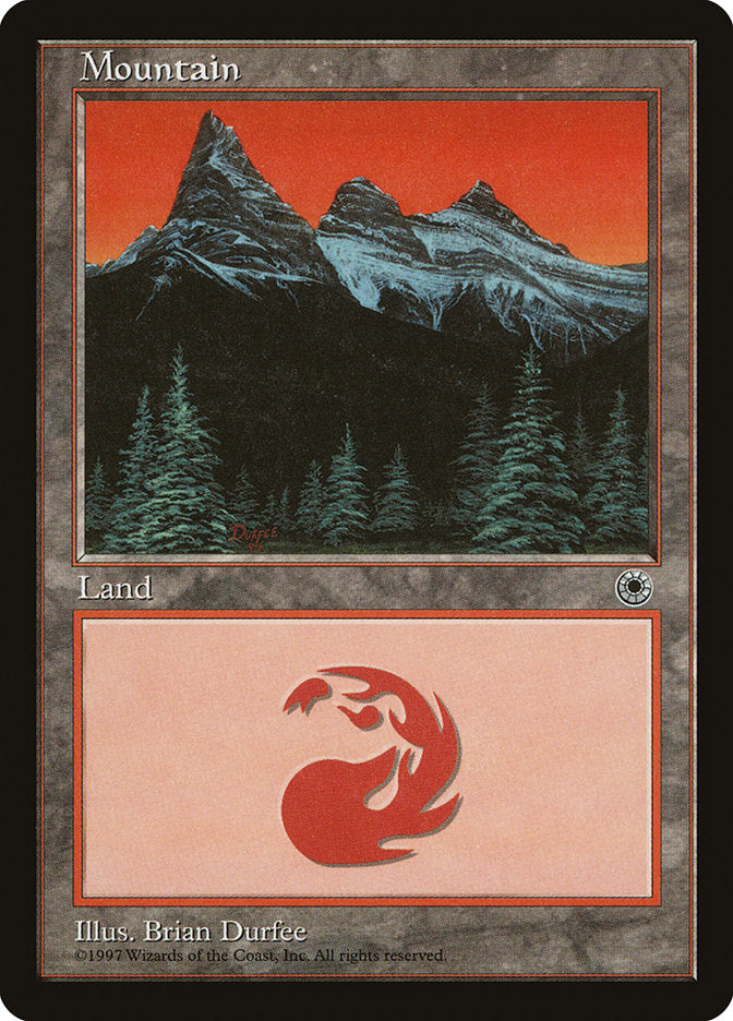 Mountain (9/6 Signature / Tallest Peak Left) [Portal] | Gate City Games LLC