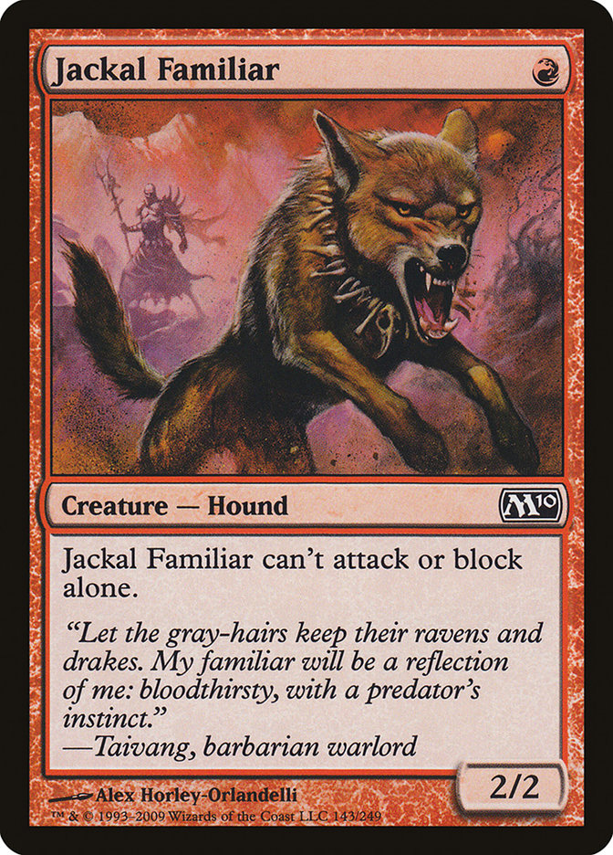 Jackal Familiar [Magic 2010] | Gate City Games LLC