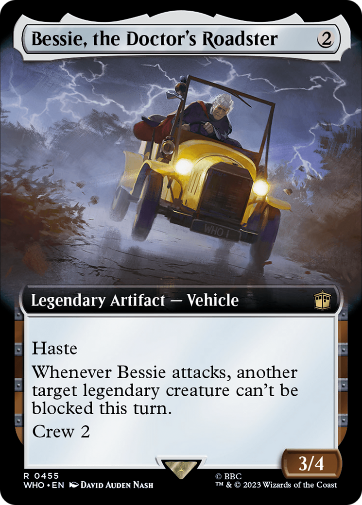 Bessie, the Doctor's Roadster (Extended Art) [Doctor Who] | Gate City Games LLC