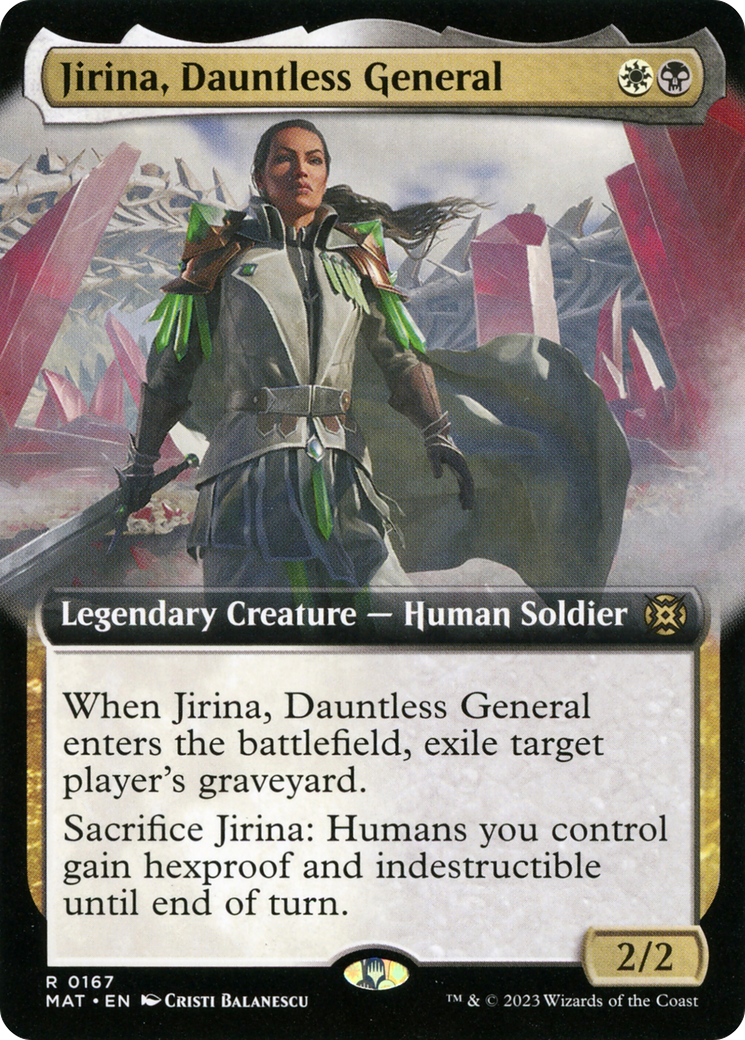 Jirina, Dauntless General (Extended Art) [March of the Machine: The Aftermath] | Gate City Games LLC