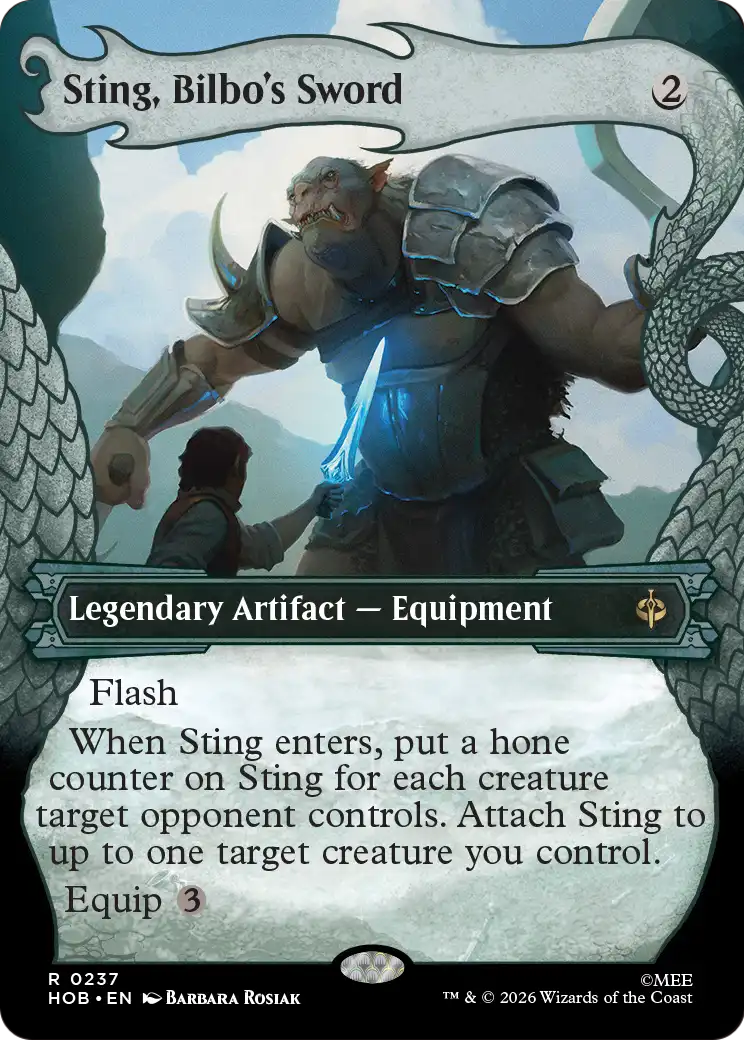 Sting, Bilbo's Sword (Showcase) [The Hobbit] | Gate City Games LLC