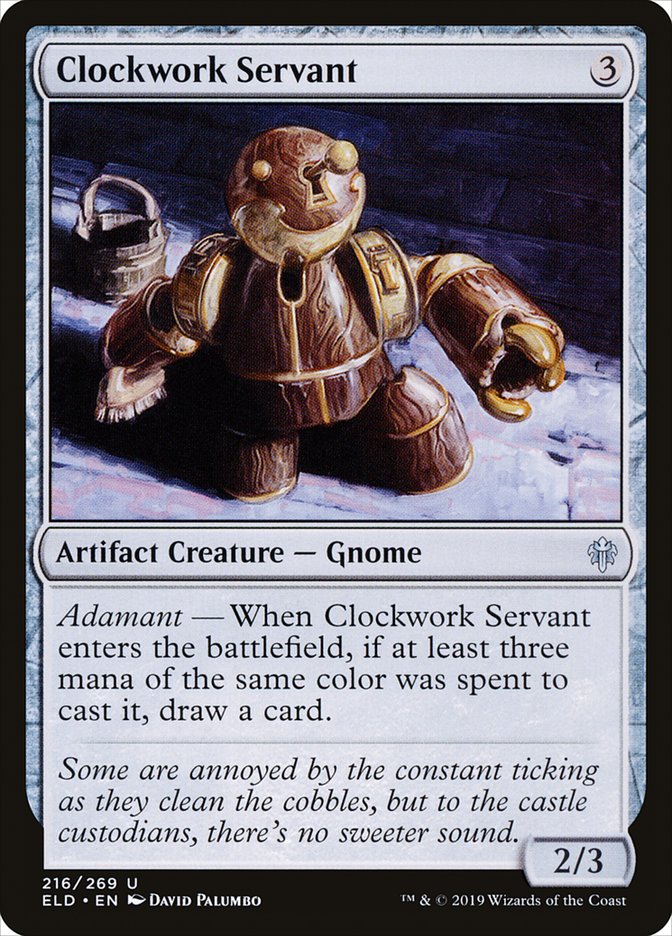 Clockwork Servant [Throne of Eldraine] | Gate City Games LLC