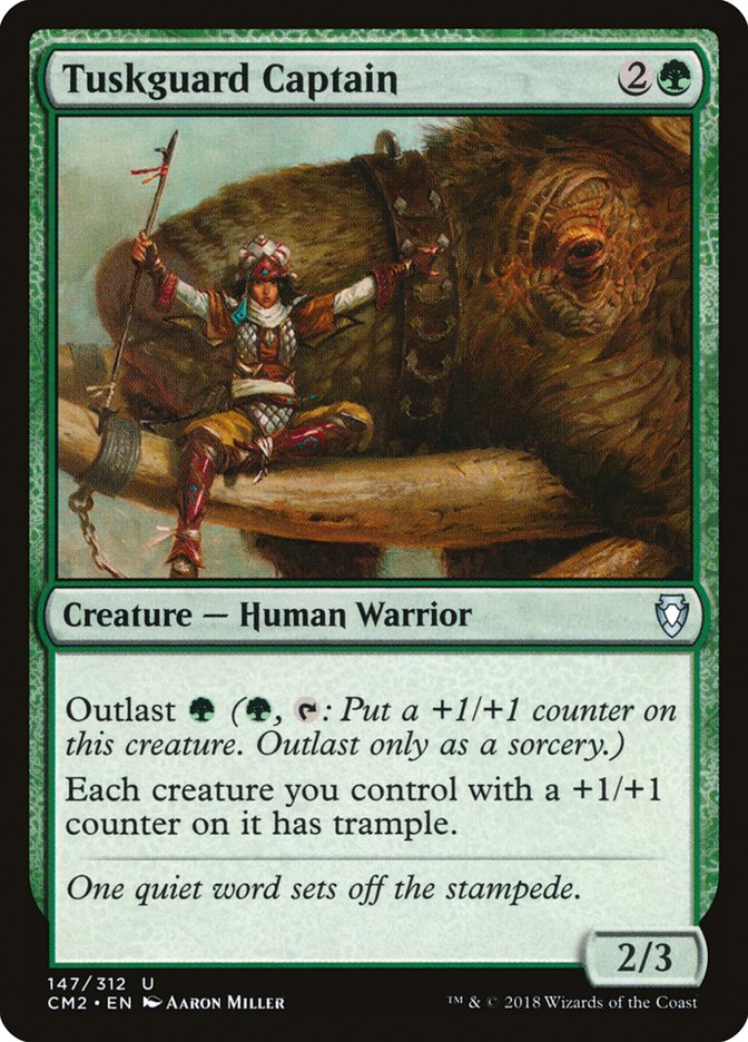 Tuskguard Captain [Commander Anthology Volume II] | Gate City Games LLC