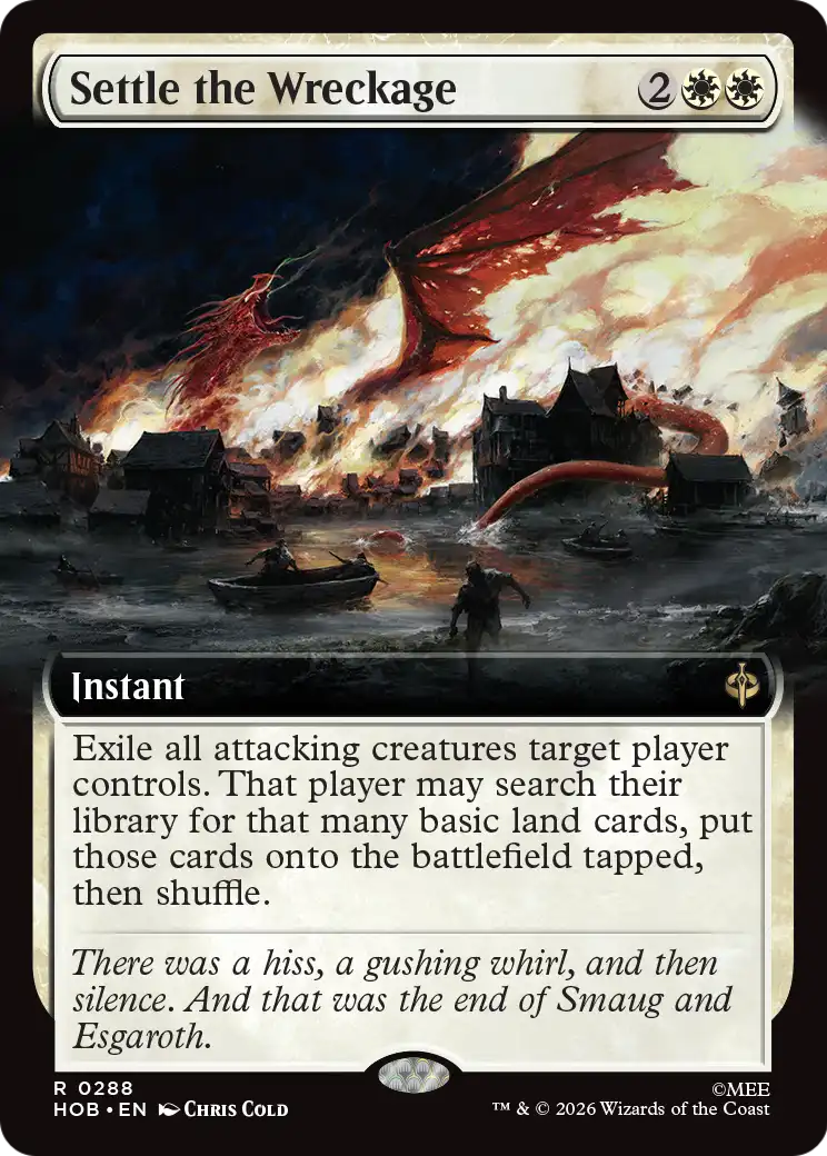 Settle the Wreckage (Extended Art) [The Hobbit] | Gate City Games LLC